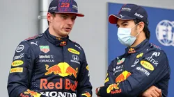 Checo Pérez y Max Verstappen, compañeros en Red Bull.