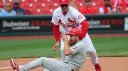 Matt Joyce y Nolan Arenado