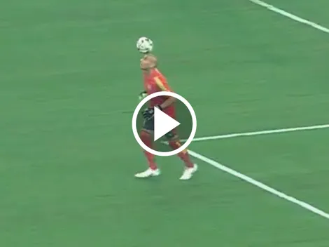 Video: el show de Nahuel Guzmán haciendo dominadas en pleno Tigres vs. Inter Miami