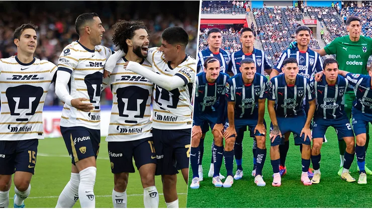 Pumas UNAM y Rayados juegan un partido fundamental