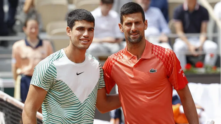 Novak Djokovic y Carlos Alcaraz se enfrentan en París 2024