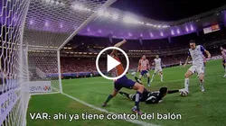 Así fue el protocolo VAR del gol anulado a Lucas Ocampos