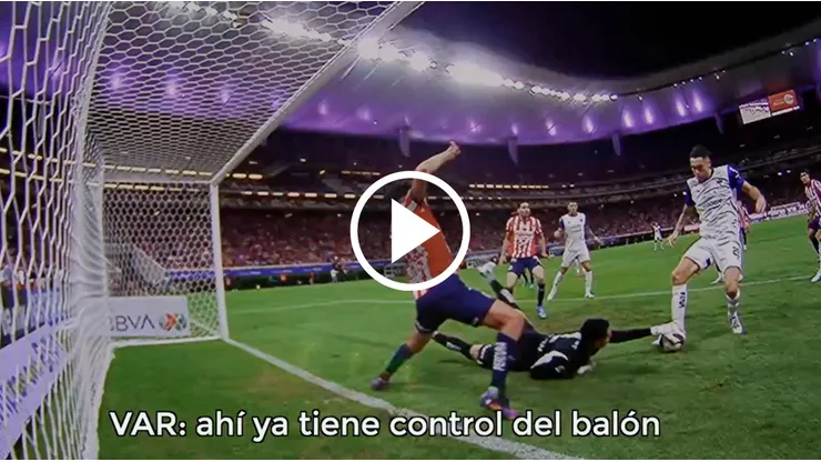 Así fue el protocolo VAR del gol anulado a Lucas Ocampos