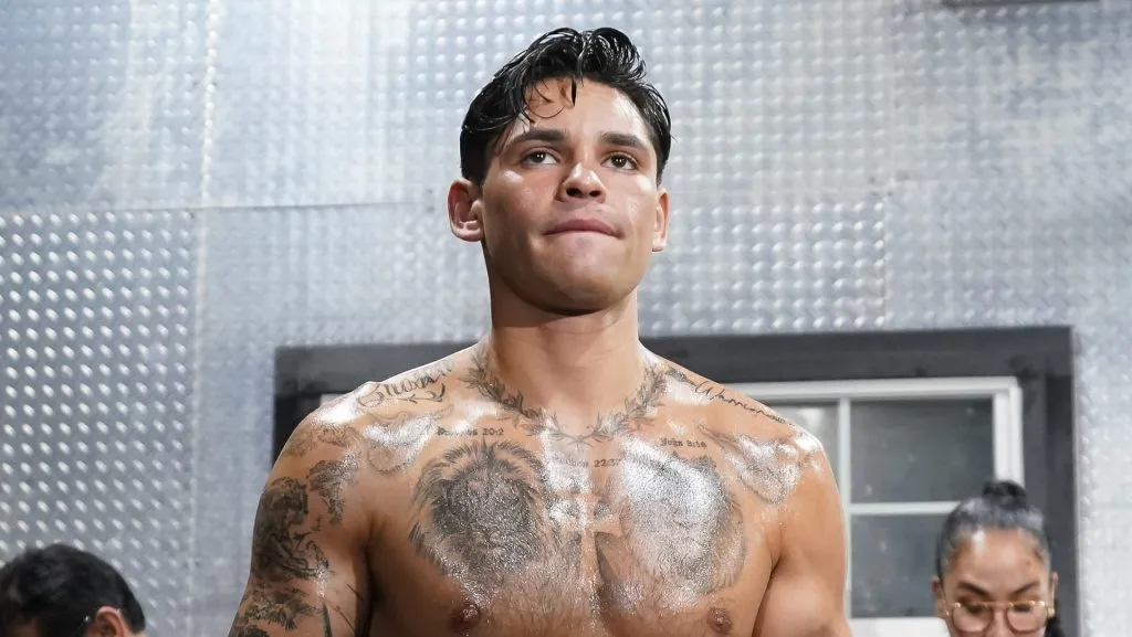 Ryan García le restó importancia a la demanda que recibió por parte de Devin Haney. (GETTY IMAGES)