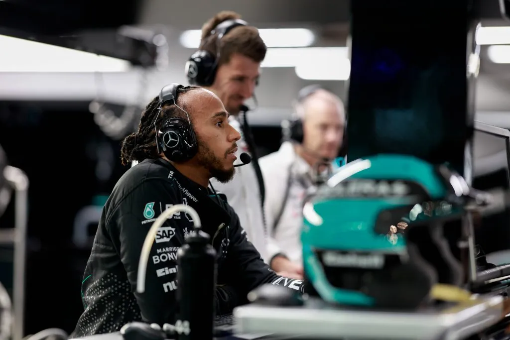 Lewis Hamilton en el GP de Singapur (IMAGO)