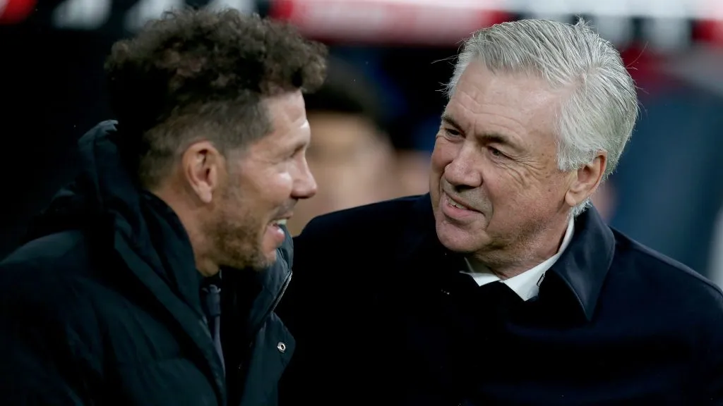 Simeone y Ancelotti, otra vez cara a cara [Foto: Getty Images]