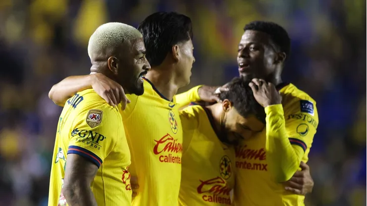 RECORD DATE NOT STATED Liga BBVA MX Apertura 2024 America vs Guadalajara Ramon Juarez celebrates his goal 1-0 of America during the 7th round match between America vs Guadalajara as part of the Liga BBVA MX, Torneo Apertura 2024 at Ciudad de los Deportes Stadium on September 14, 2024 in Mexico City, Mexico. CIUDAD DE MEXICO CDMX MEXICO PUBLICATIONxNOTxINxMEXxCHNxRUS Copyright: xJafetxMozx 20240914203959_LMX_A24_AME_GDL_JUAREZ124