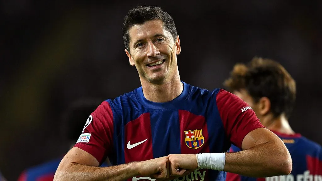 Barcelona vuelve a confiar en su goleador Robert Lewandoski [Foto: Getty Images]
