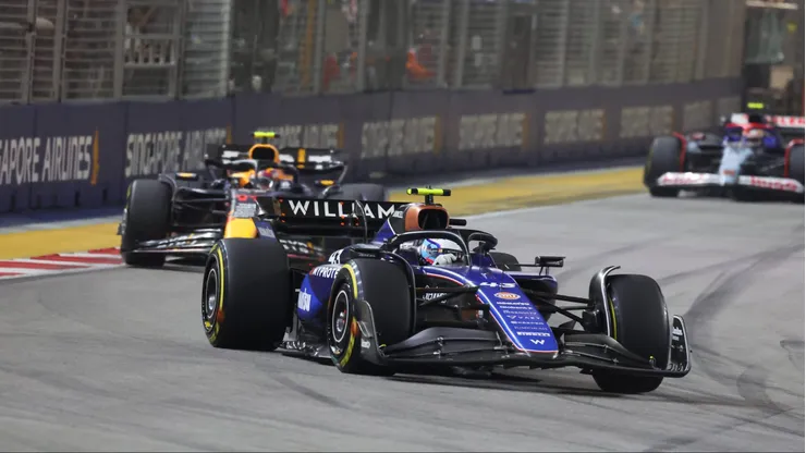 Franco Colapinto realizó la maniobra Dive Bombing en el GP de Singapur.