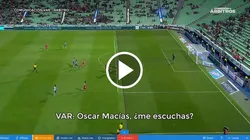 El VAR ratificó la decisión del juez de línea.