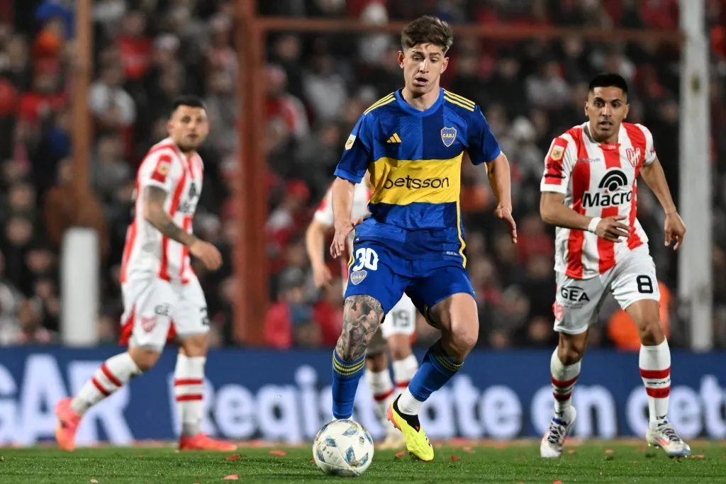 Tomás Belmonte, ex Toluca, con la playera de Boca Juniors (Getty Images)