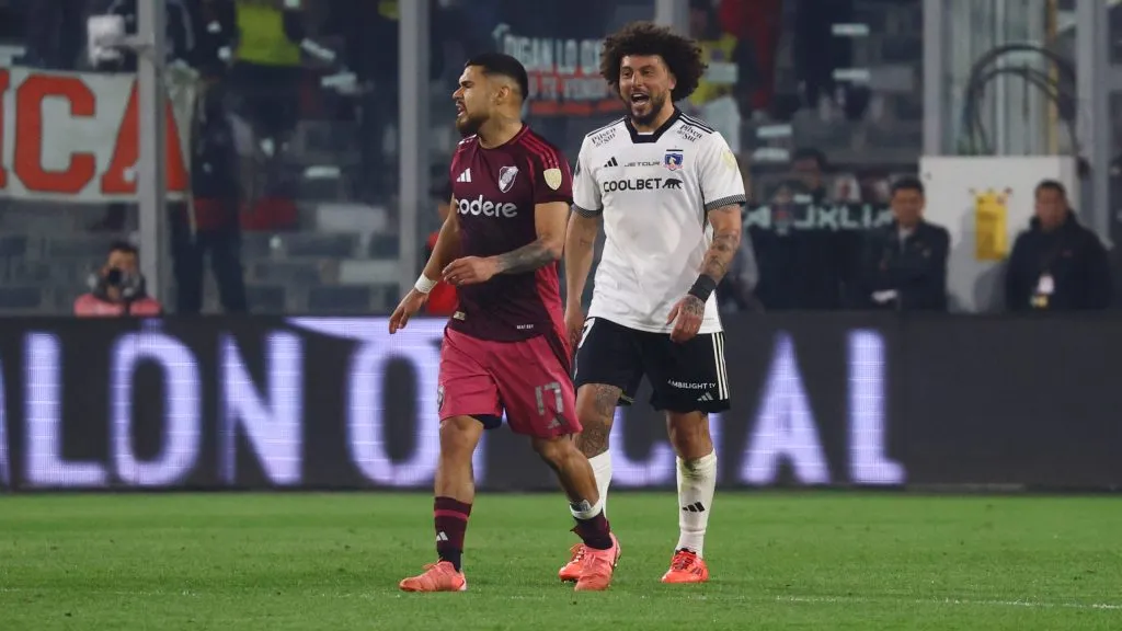 Díaz y Falcón, bajas en ambos equipos por expulsión en el juego de ida [Foto: Getty]