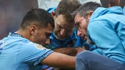 El futbolista de los ciudadanos debió abandonar la cancha a los 20 minutos del primer tiempo.