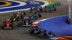 Monoplazas de la F1 en el Gran Premio de Singapur 2024