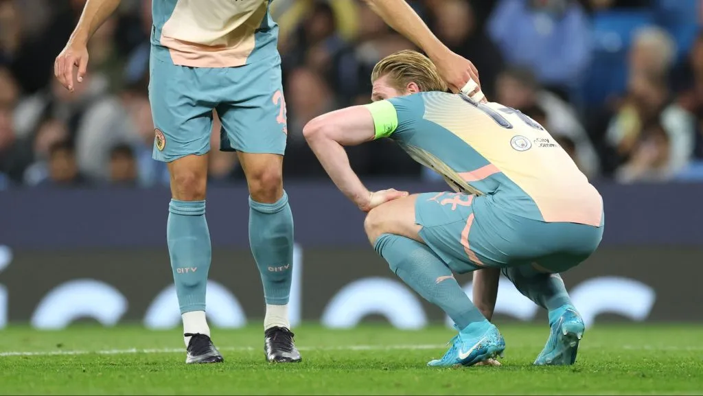 Kevin De Bruyne, lesionado en Manchester City [Foto: Getty]