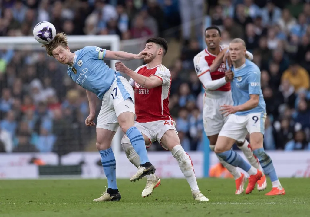 Manchester City y Arsenal se medirán este domingo desde las 9:30. (Imago)