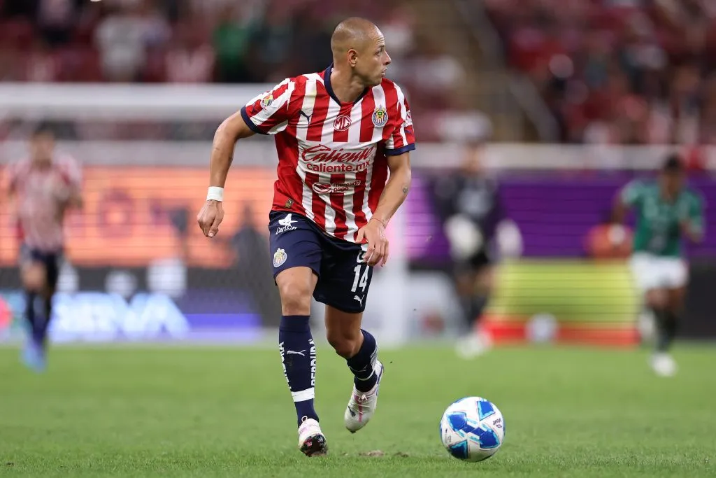 Chicharito Hernández jugó poco más de once minutos ante León. (Getty Images)