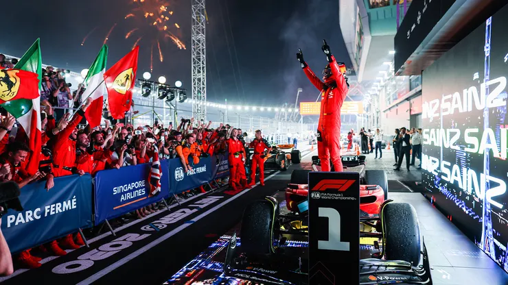 Carlos Sainz ganó la última edición del Gran Premio de Singapur