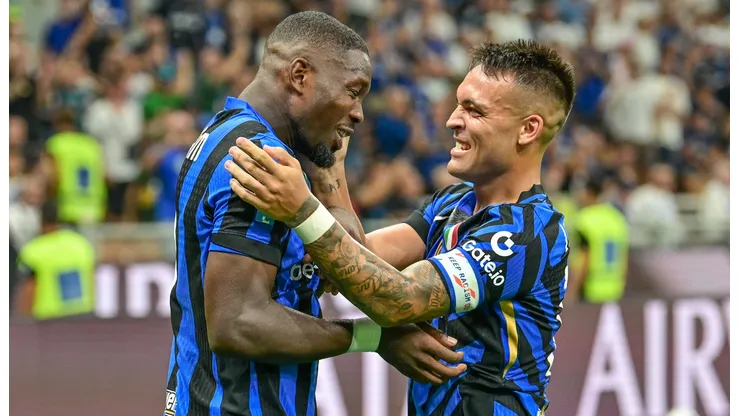 Marcus Thuram y Lautaro Martínez. La dupla de ataque de los Nerazzurri.