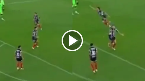 La alegría de Lucas Ocampos tras el tanto del triunfo.