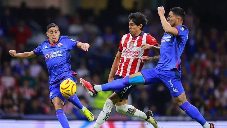 Cruz Azul vs Chivas, en el último duelo que tuvieron.