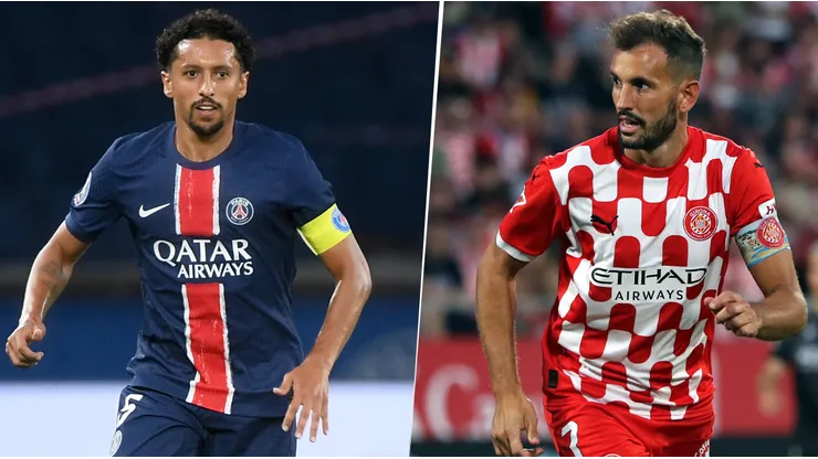 Marquinhos y Christian Stuani son los referentes de PSG y Girona, respectivamente.