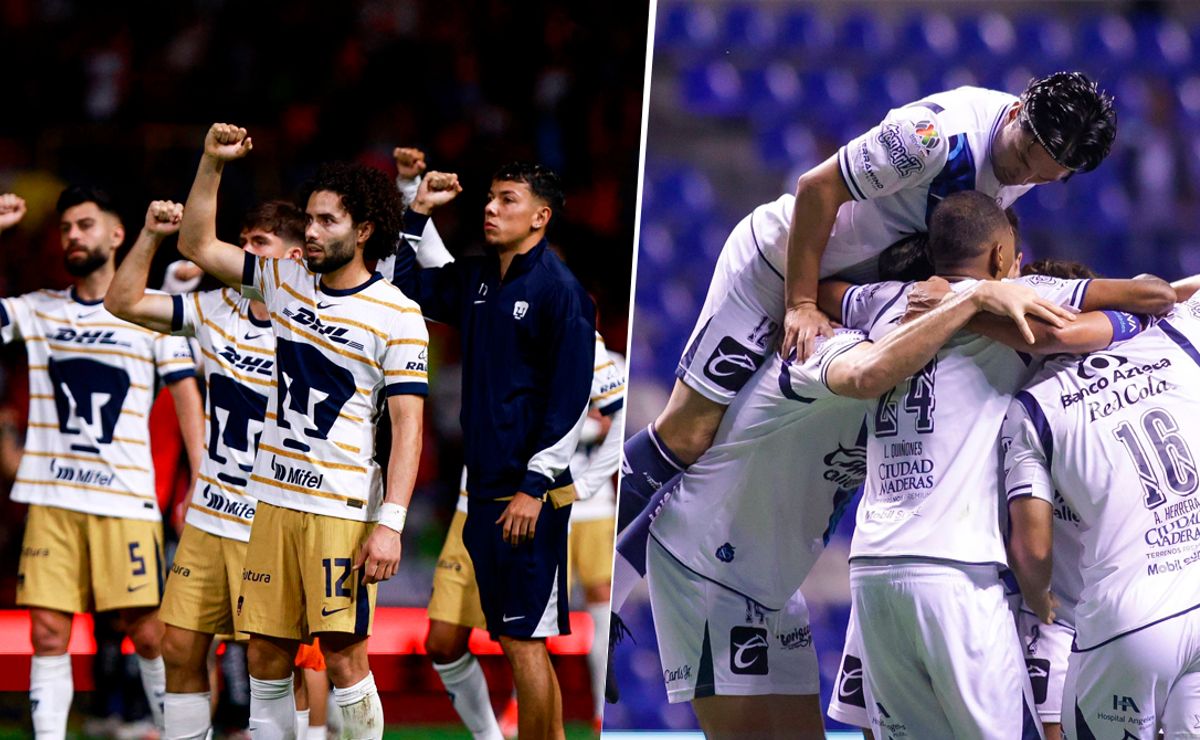 Las alineaciones de Pumas UNAM vs. Puebla por la Liga MX - Bolavip Mexico