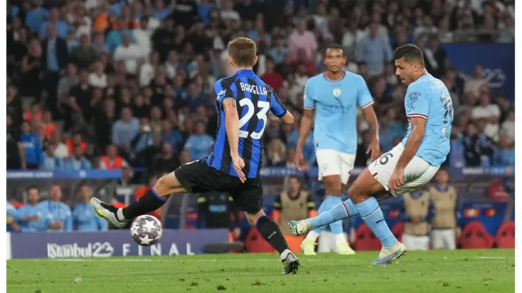 Rodri anotó el gol de la victoria de Manchester City por 1-0 ante Inter en la final de la Champions 2022-2023.
