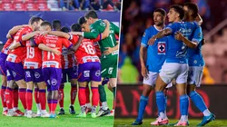 Atlético San Luis y Cruz Azul se enfrentan este martes