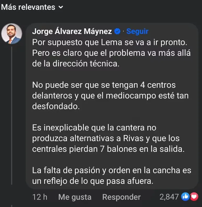 La crítica de Jorge Álvarez Máynez. (Captura de pantalla)