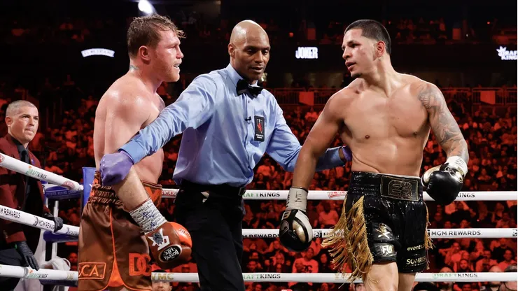 Edgar Berlanga se mostró orgulloso de haber peleado con Canelo Álvarez.