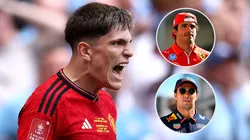 Garnacho, Sainz, Checo, un aficionado y una historia increíble.