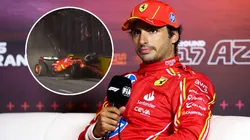 Carlos Sainz dio su versión del accidente con Checo Pérez