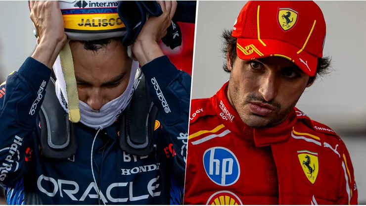Checo Pérez y Carlos Sainz confrontaron durante todo el fin de semana en Bakú