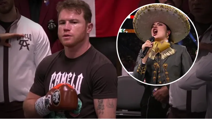 Video: así reaccionó Canelo Álvarez al error de Camila Fernández
