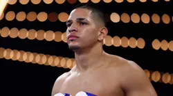NEW YORK, NY - JUNE 11: Edgar Berlanga during his NABO super middleweight championship fight against Alexis Angulo at The Hulu Theater at Madison Square Garden on June 11, 2022 in New York City. Berlanga defeated Angulo on a decision. Photo by Rich Schultz/Getty Images)