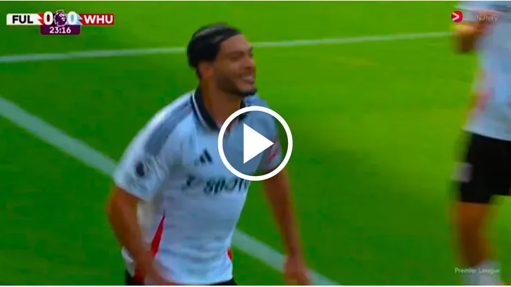 Raúl Jiménez marcó en Fulham vs. West Ham