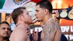 Canelo Álvarez y Edgar Berlanga, cara a cara.