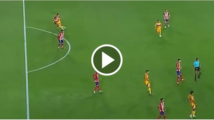 ¿Bien cobrado? El gol anulado a Uriel Antuna en Tigres vs. Atlético San Luis por fuera de lugar