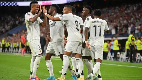 Los jugadores de Real Madrid, a puro festejo.