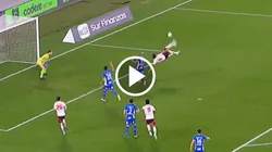 La acrobacia de Maximiliano Meza que estuvo cerca de ser gol para River ante Atlético Tucumán