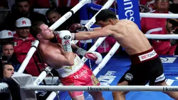 Canelo Álvarez vs. Dmitry Bivol, en una de las peleas en las que el mexicano ha sido derrotado.