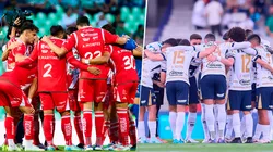 Las alineaciones de Necaxa y de Pumas UNAM