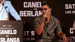 Edgar Berlanga apuntó directamente contra Óscar de la Hoya antes de enfrentar a Canelo Álvarez.