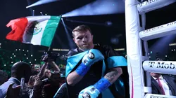 Canelo Álvarez tiene una gran entrada al ring en cada pelea.