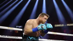 Canelo Álvarez pelea ante Edgar Berlanga en Las Vegas, Estados Unidos.