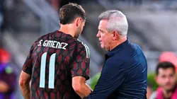 Javier Aguirre tomó una decisión por la sequía de Santiago Giménez