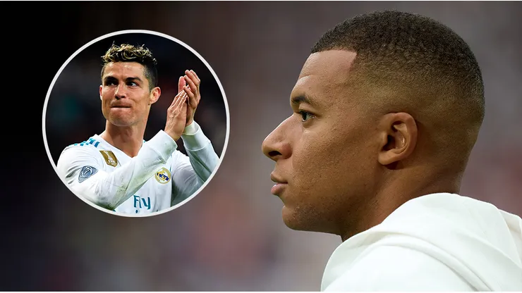 Kylian Mbappé se 'separó' de Cristiano Ronaldo.