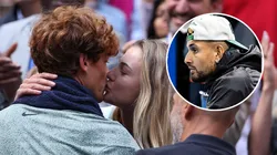 Jannick Sinner se besó con Anna Kalinskaya tras la final del US Open
