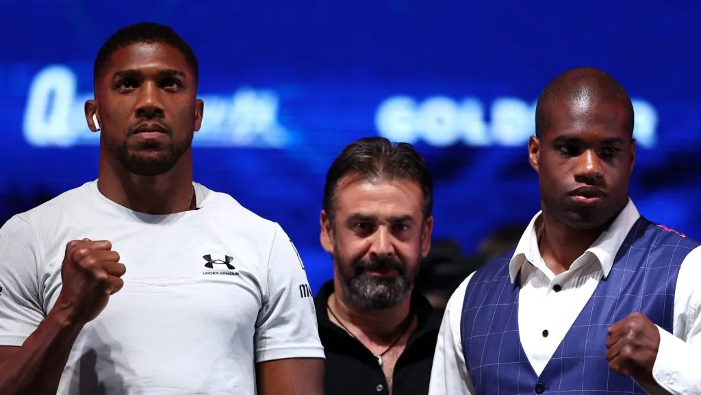Anthony Joshua y Daniel Dubois son las estrellas de Turki para amargar a Canelo Álvarez. (GETTY IMAGES)